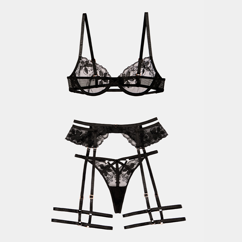 Three-piece set of underwear